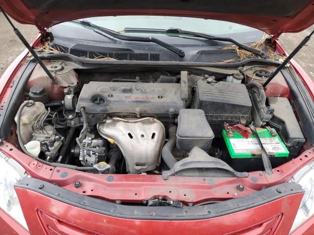 4T1BE46K47U172041 - 2007 TOYOTA CAMRY CE RED photo 11