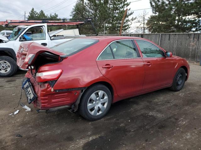 4T1BE46K47U172041 - 2007 TOYOTA CAMRY CE RED photo 3