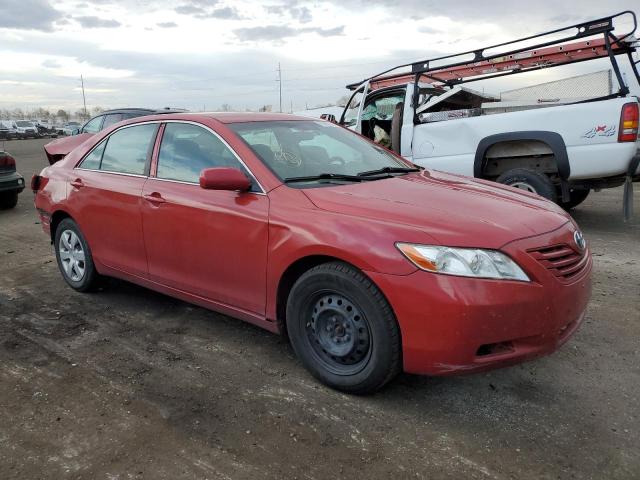 4T1BE46K47U172041 - 2007 TOYOTA CAMRY CE RED photo 4