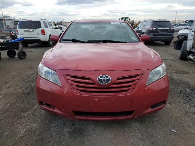 4T1BE46K47U172041 - 2007 TOYOTA CAMRY CE RED photo 5