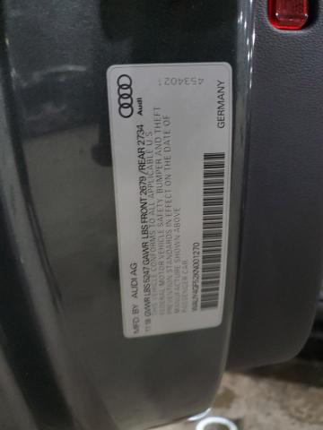 WAUY4GF52KN001270 - 2019 AUDI S5 PREMIUM PLUS ნაცრისფერი ფოტო 13