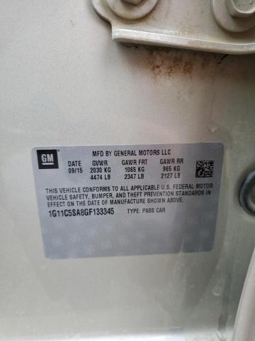 1G11C5SA8GF133345 - 2016 CHEVROLET MALIBU LIM LT 米色 照片 13