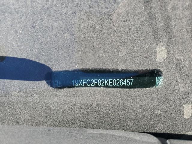 19XFC2F82KE026457 - 2019 HONDA CIVIC SPORT ლურჯი ფოტო 12