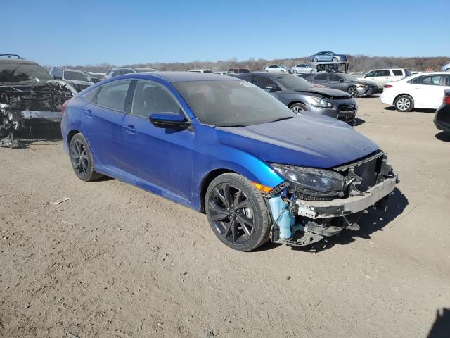 19XFC2F82KE026457 - 2019 HONDA CIVIC SPORT ლურჯი ფოტო 4