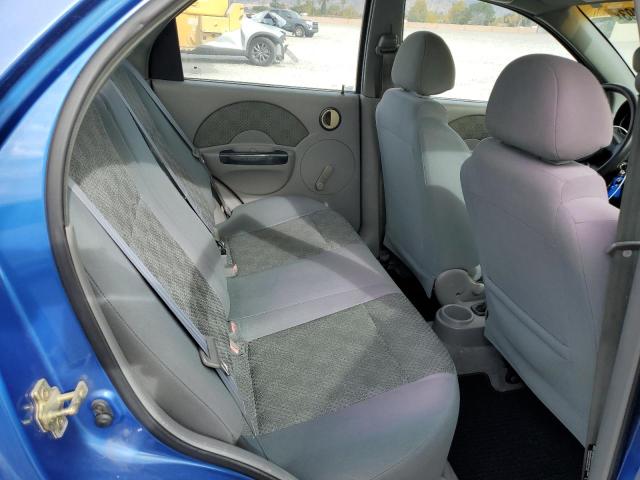 KL1TD52685B324204 - 2005 CHEVROLET AVEO BASE BLUE photo 10