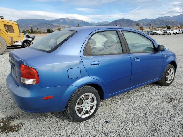 KL1TD52685B324204 - 2005 CHEVROLET AVEO BASE BLUE photo 3