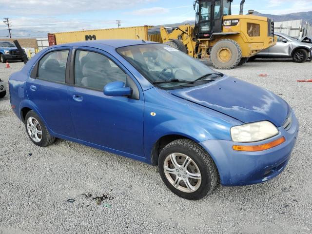 KL1TD52685B324204 - 2005 CHEVROLET AVEO BASE Mavi foto 4