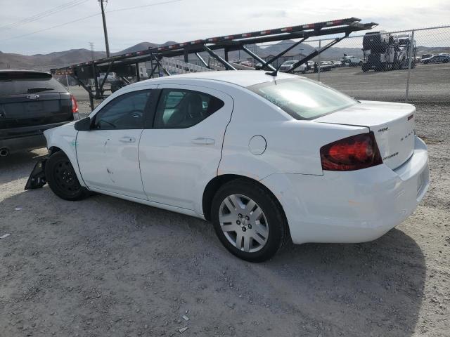 1C3CDZAB9EN140150 - 2014 DODGE AVENGER SE WHITE photo 2