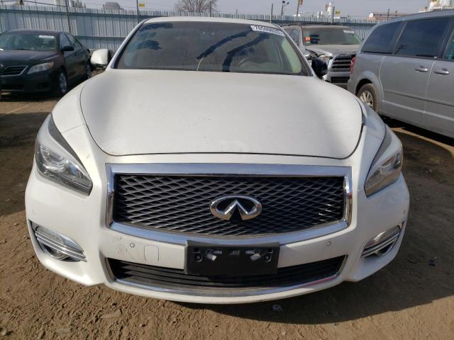 JN1BY1AP2FM541882 - 2015 INFINITI Q70 3.7 WHITE photo 5