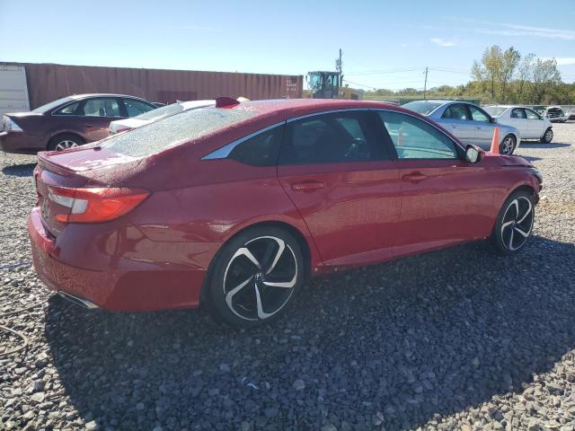 1HGCV1F37JA054463 - 2018 HONDA ACCORD SPORT RED photo 3