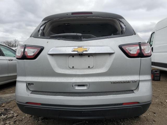 1GNKRFED7GJ171126 - 2016 CHEVROLET TRAVERSE LS SILVER photo 6