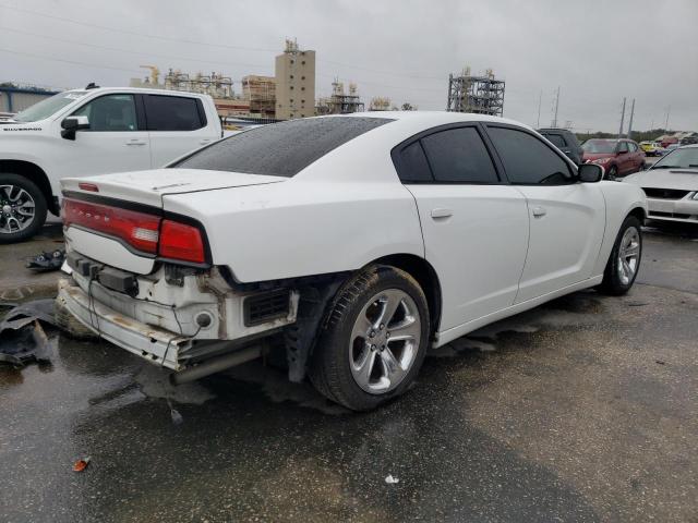 2C3CDXBG6EH113169 - 2014 DODGE CHARGER SE WHITE photo 3