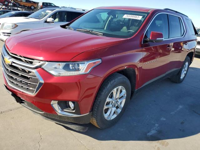 1GNERHKW2KJ318637 - 2019 CHEVROLET TRAVERSE LT RED photo 1