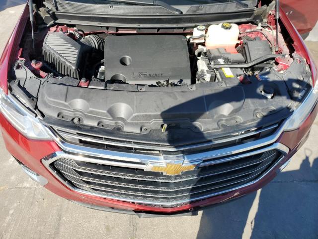 1GNERHKW2KJ318637 - 2019 CHEVROLET TRAVERSE LT RED photo 12