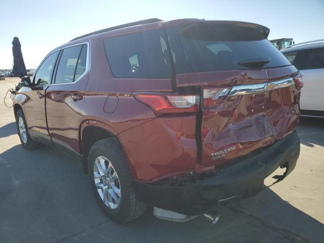 1GNERHKW2KJ318637 - 2019 CHEVROLET TRAVERSE LT RED photo 2