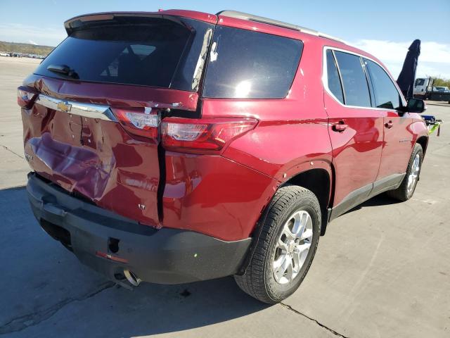 1GNERHKW2KJ318637 - 2019 CHEVROLET TRAVERSE LT RED photo 3