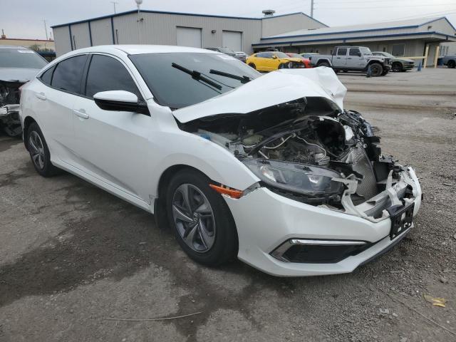 2HGFC2F63KH514157 - 2019 HONDA CIVIC LX WHITE photo 4