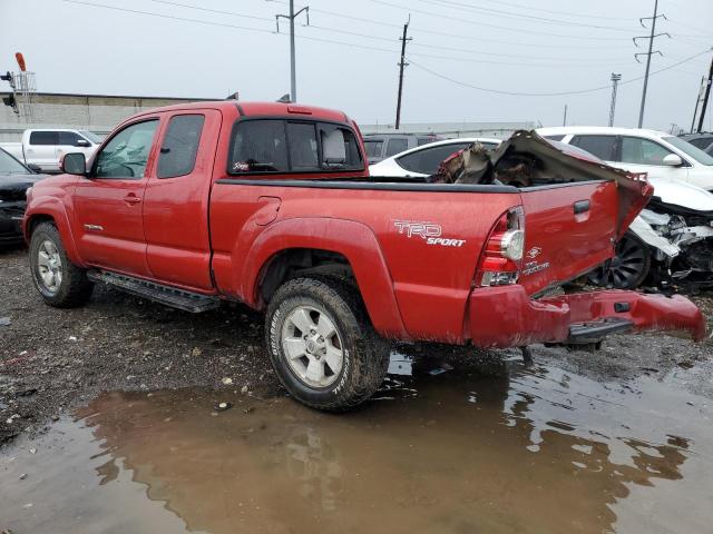 5TFUU4EN1CX046305 - 2012 TOYOTA TACOMA MAROON photo 2