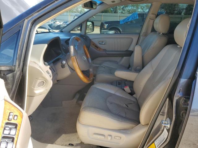 JTJGF10U920148301 - 2002 LEXUS RX 300 GRAY photo 7