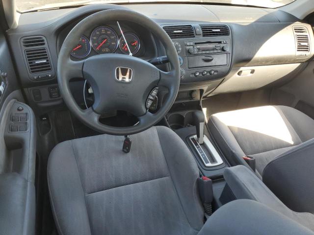 2HGES16504H506021 - 2004 HONDA CIVIC LX BLUE photo 8