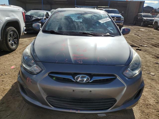 KMHCT4AE6EU710604 - 2014 HYUNDAI ACCENT GLS GRAY photo 5