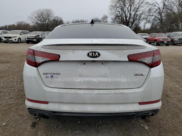 5XXGR4A61DG134678 - 2013 KIA OPTIMA SX WHITE photo 6