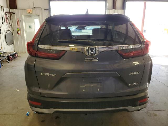 2HKRW2H99MH634839 - 2021 HONDA CR-V TOURING GRAY photo 6