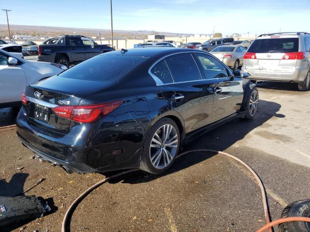 JN1EV7AP7JM356471 - 2018 INFINITI Q50 LUXE BLACK photo 3