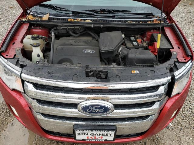 2FMDK4KC7CBA89011 - 2012 FORD EDGE LIMITED RED photo 12