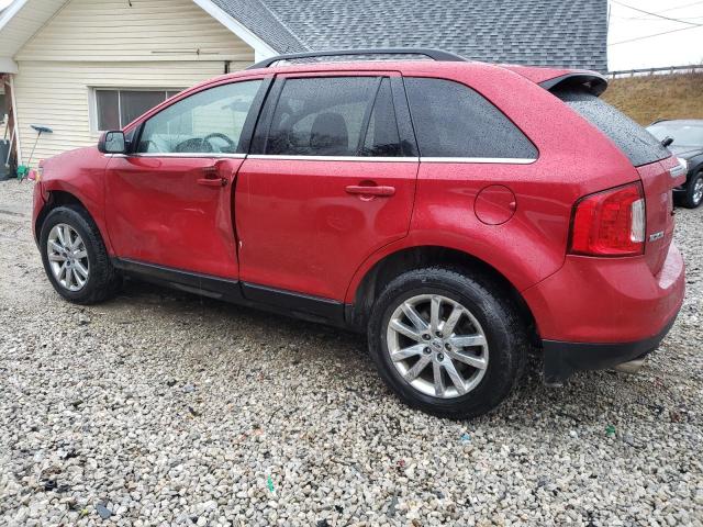 2FMDK4KC7CBA89011 - 2012 FORD EDGE LIMITED RED photo 2