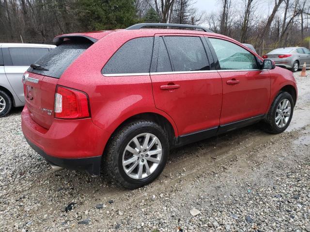 2FMDK4KC7CBA89011 - 2012 FORD EDGE LIMITED RED photo 3