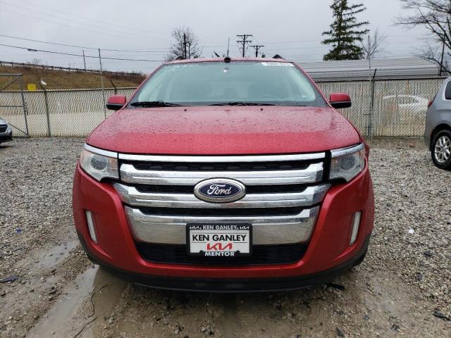 2FMDK4KC7CBA89011 - 2012 FORD EDGE LIMITED RED photo 5