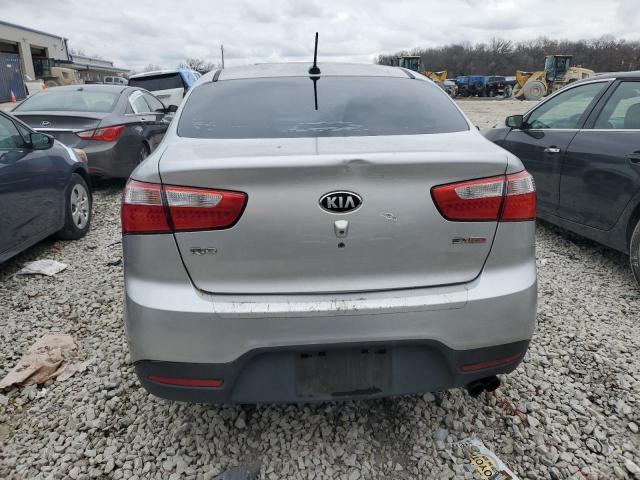 KNADN4A33D6186779 - 2013 KIA RIO EX GRAY photo 6