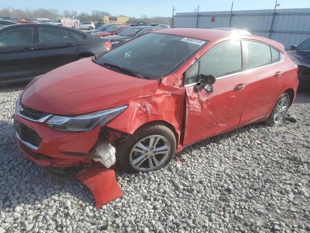 3G1BE6SM7HS566490 - 2017 CHEVROLET CRUZE LT RED photo 1