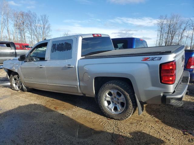 3GCUKREC7JG637421 - 2018 CHEVROLET SILVERADO K1500 LT SILVER photo 2