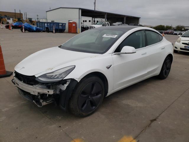 5YJ3E1EA4LF597794 - 2020 TESLA MODEL 3 WHITE photo 1