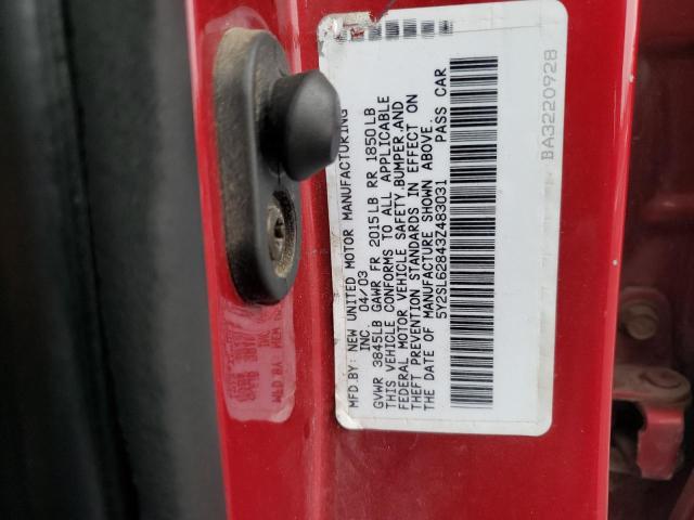 5Y2SL62843Z483031 - 2003 PONTIAC VIBE RED photo 12