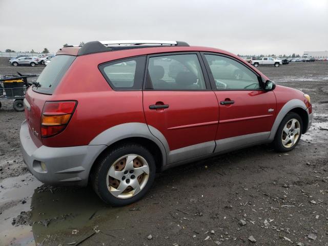 5Y2SL62843Z483031 - 2003 PONTIAC VIBE RED photo 3