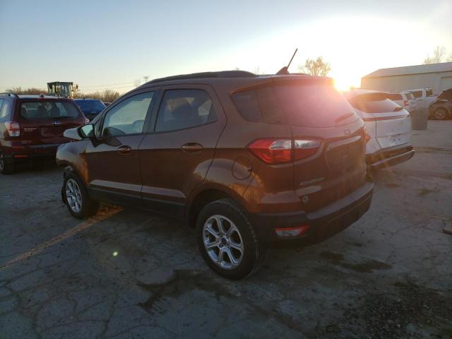 MAJ6S3GL0KC250268 - 2019 FORD ECOSPORT SE ORANGE photo 2