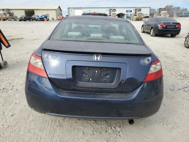 2HGFG12689H508322 - 2009 HONDA CIVIC LX BLUE photo 6