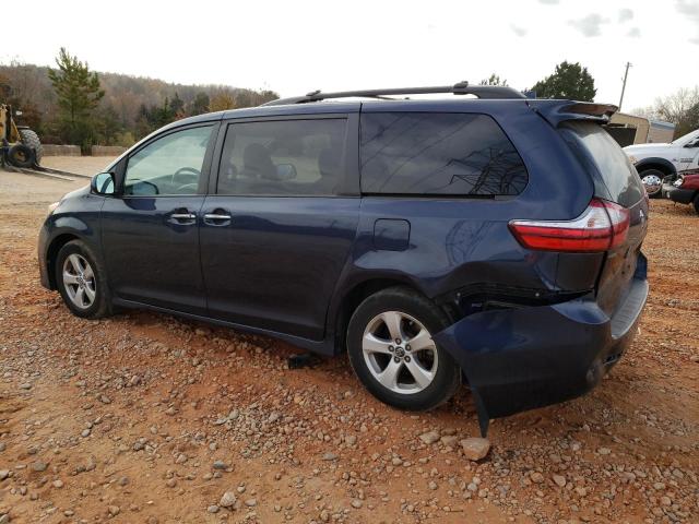 5TDKZ3DC0KS005431 - 2019 TOYOTA SIENNA LE BLUE photo 2