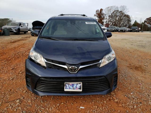 5TDKZ3DC0KS005431 - 2019 TOYOTA SIENNA LE BLUE photo 5