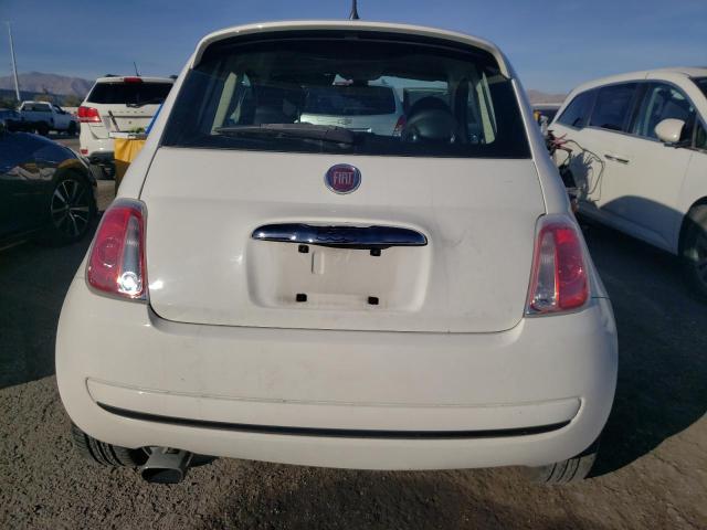 3C3CFFAR2GT201766 - 2016 FIAT 500 POP WHITE photo 6