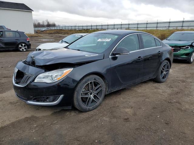 2G4GK5EX9G9208935 - 2016 BUICK REGAL BLACK photo 1