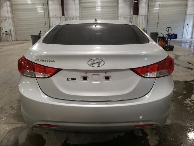 KMHDH4AE4DU002890 - 2013 HYUNDAI ELANTRA GLS SILVER photo 6