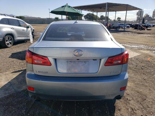 JTHBK262875049711 - 2007 LEXUS IS 250 BLUE photo 6