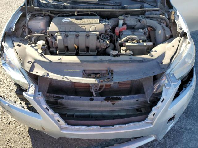 3N1AB7AP7FY280990 - 2015 NISSAN SENTRA S SILVER photo 11