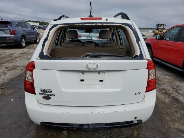 KNAFG529097268269 - 2009 KIA RONDO BASE WHITE photo 6