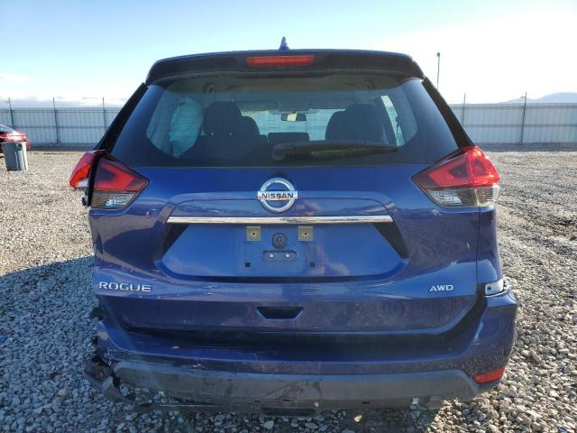 KNMAT2MV8JP615384 - 2018 NISSAN ROGUE S BLUE photo 6