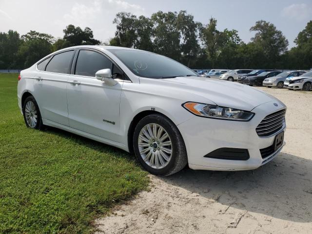 3FA6P0LU8GR208339 - 2016 FORD FUSION SE HYBRID WHITE photo 4